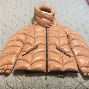Woman’s  Moncler Fulig Chevron Puffer Jacket, Sz 3